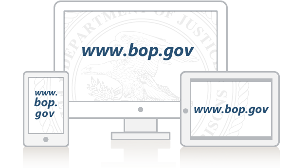 www.bop.gov website is accessible on multiple devices