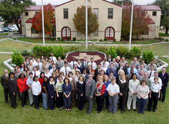 Institution Staff Gathered