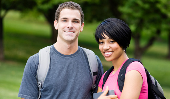 photo of two students