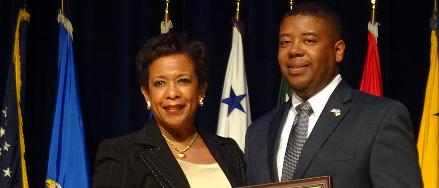 Director Samuels Receives Attorney General Award