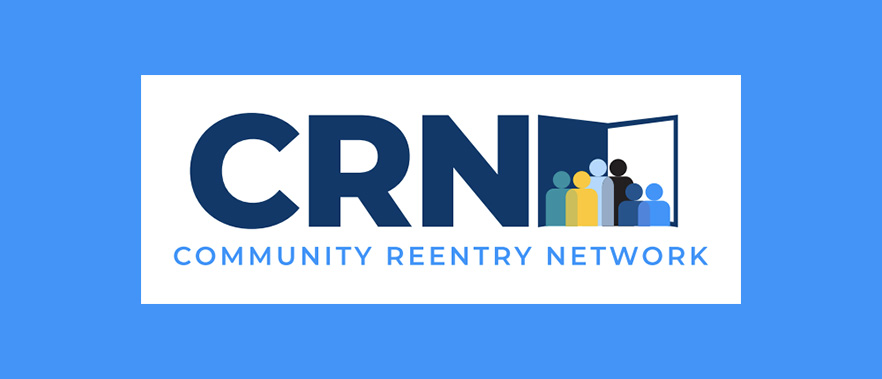 Banner image of FBOP's Community Reentry Network (CRN) logo.